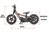 Revvi Twelve 12" Balance Electric Bike - Red (PRE-ORDER ETA TBC)