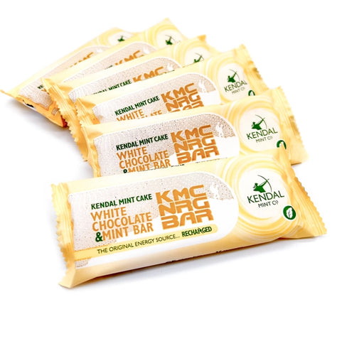Kendal Mint Co. KMC NRG Energy BAR: Limited Edition White Chocolate Coated KMC Recharged (50g.)