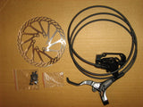 Clarks - CLOUT1 TWO PISTON HYDRAULIC DISC BRAKE REAR R160 (LEFT LEVER) - IS MOUNT - BLACK ()