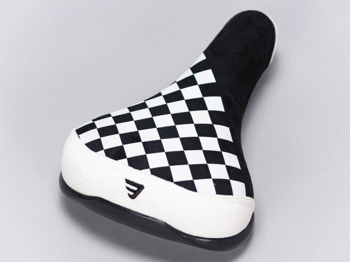 Mafiabikes HALF Checkerboard Railed Seat for Wheelie MTB Bikes Scuff Wheels