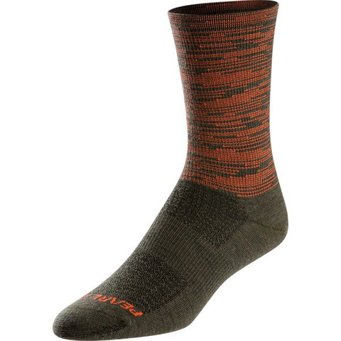 Unisex Merino Talll Socks, Forest Lineal, Size L