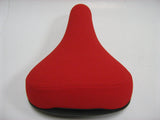 Bicycle Seat Wheelie Cruiser Commute for MTB BMX Bikes - RED KEWLAR SADDLE