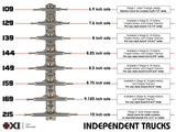 Independent Indy Stage 11 STANDARD Skateboard Trucks Raw (Set of 2 Trucks) (skateboard trucks)