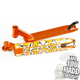 DDAM 4.5" STREET DECK - ORANGE (INTEGRATED/BRAKE/AXLE)