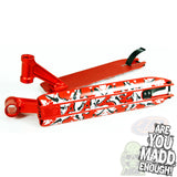 DDAM 4.5" STREET DECK - RED (INTEGRATED/BRAKE/AXLE)