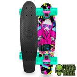 22.5" Madd Gear RETRO Skins Complete Skateboard/Cruiser, ABEC 9 Bearings 3.25" HD Truck