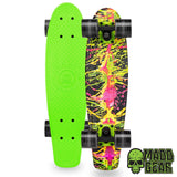 22.5" Madd Gear RETRO Skins Complete Skateboard/Cruiser, ABEC 9 Bearings 3.25" HD Truck