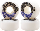 Blood Orange Street Raw Rounded Cruiser Wheels 4-Pack (56mm | Purple)