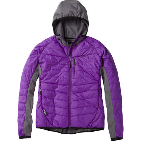 DTE women's hybrid jacket, imperial purple size 10