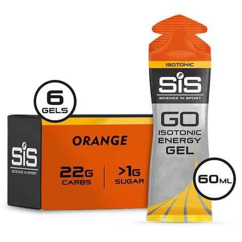GO Energy Gel multipack - box of 6 gels - orange