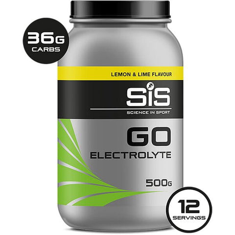 GO Electrolyte drink powder - 500 g tub - lemon and lime