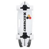 Charger-X 31" Pro Surf Skate Cruiser - (skateboard complete)