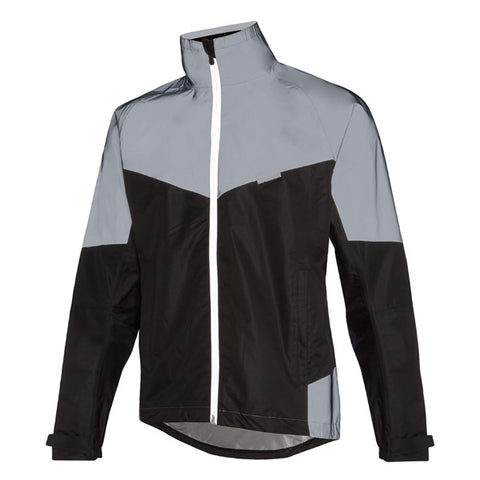 Stellar Reflective men's waterproof jacket, black / silver X-large
