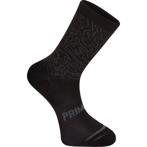 Explorer Primaloft sock - contour phantom / castle grey - large 43-45