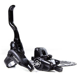 Clarks - CLOUT1 TWO PISTON HYDRAULIC DISC BRAKE REAR R160 (LEFT LEVER) - IS MOUNT - BLACK ()