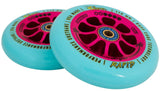 RIVER Rapid Signature Pro Scooter Wheels  - 110 x 24mm Stunt Scooter Wheels Set (Pack of 2)