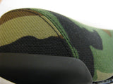 Bicycle Seat Wheelie Cruiser Commute for MTB BMX Bikes - GREEN BROWN BLACK CAMO FABRIC SADDLE