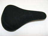 Bicycle Seat Wheelie Cruiser Commute for MTB BMX Bikes - BLACK SUEDE SADDLE