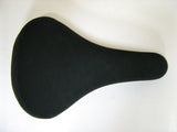 Bicycle Seat Wheelie Cruiser Commute for MTB BMX Bikes - BLACK SUEDE SADDLE