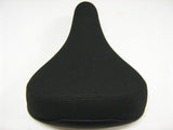 Bicycle Seat Wheelie Cruiser Commute for MTB BMX Bikes - BLACK ALL WEATHER SADDLE