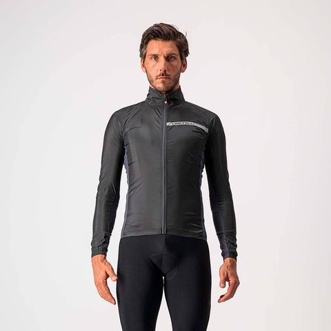 Castelli Squadra Stretch Jacket Light Black/Dark Grey / L