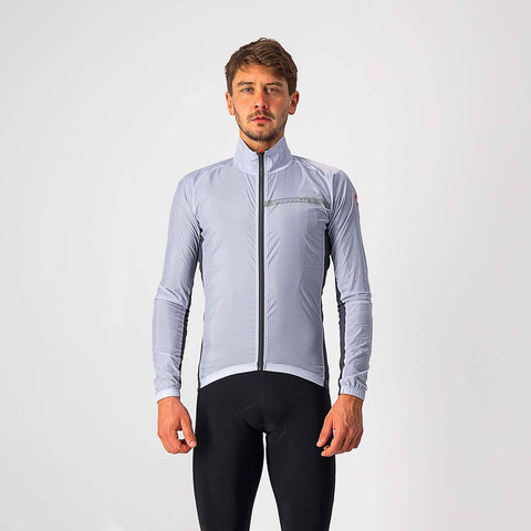 Castelli Squadra Stretch Jacket Silver Grey/Dark Grey / 2XL