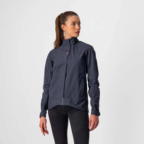 Castelli Commuter Reflex Women's Jacket Dark Steel Blue / L