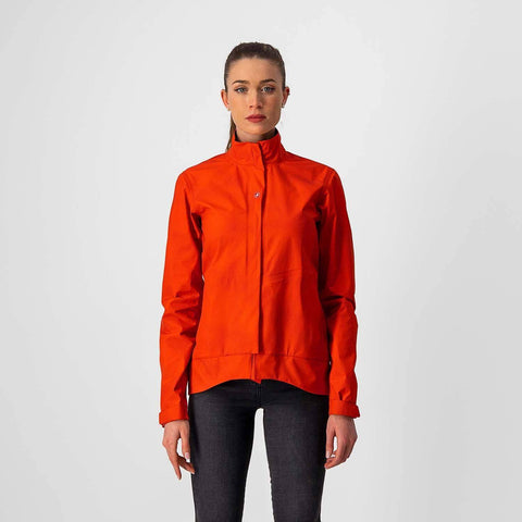 Castelli Commuter Reflex Women's Jacket Fiery Red / XS