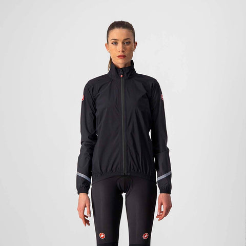 Castelli Emergency 2 Women's Rain Jacket Light Black / S