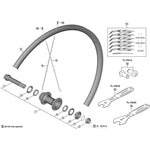SPRE WHR500R round spoke 286mm