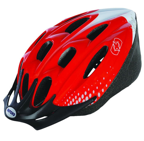 OXF15RL Oxford Red/White Large 58-61cm F15 Helmet