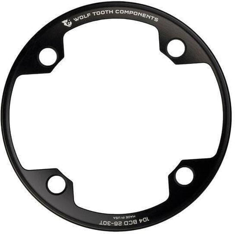 Wolf Tooth 104 BCD Bash Ring Black / 26-30T