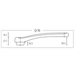 MIRANDA Delta Double Diamond Crank Set (RHS & LHS) 170mm Q: 16 for ISIS standard