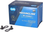 KMC - MissingLink - 9 Speed - Reusable - 40 pairs - Silver EPT