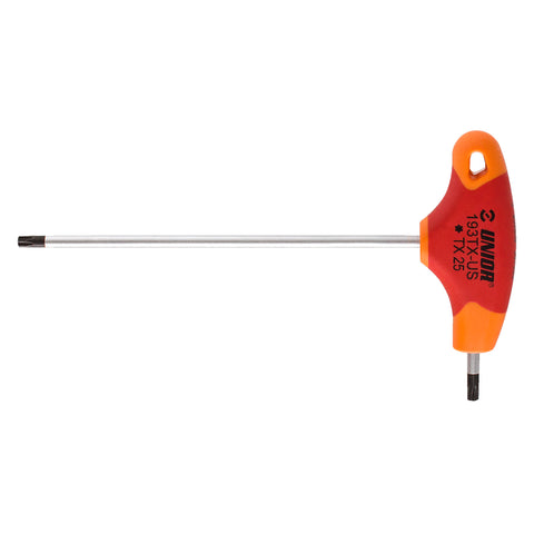 UNIOR TX Profile Screwdriver With T-Handle: RED T27