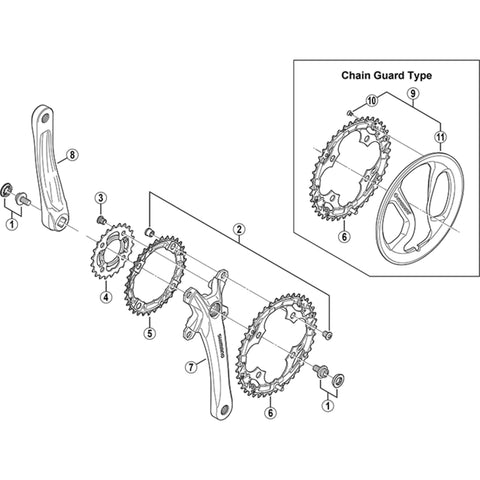 SPRE FCM540 Outer C/Ring bolts PK4