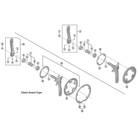 SPRE FC4700/RS510 C/Ring bolts Pk4