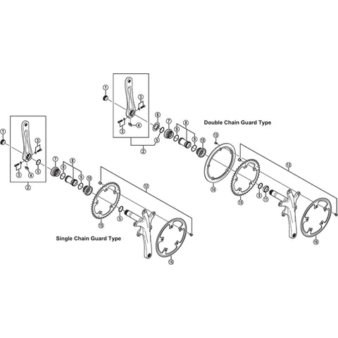 SPRE FCS500 c/ring fix bolt M8