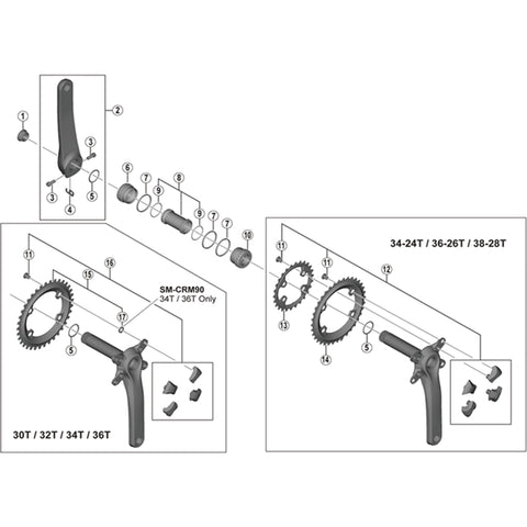 SPRE FCM980 crank arm fix bolt
