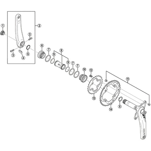 SPRE FCM785 dbl gear fix bolts