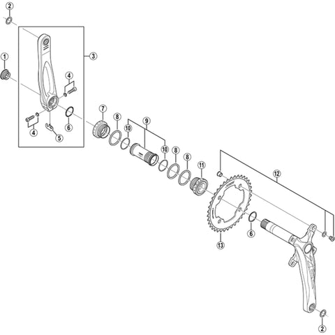 SPRE FCM640 C/ring bolt Pk4