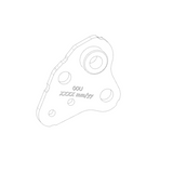 Mounting plate, short left (BDU37YY)