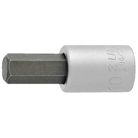 UNIOR Hexagonal Screwdriver Socket 3/8":  10MM