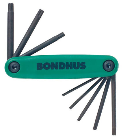 Torx Fold Up Set8 piece set,various key sizes.