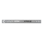 Pro Spoke RulerStainless Steel, 340mm Long, Inc Bearing Guage