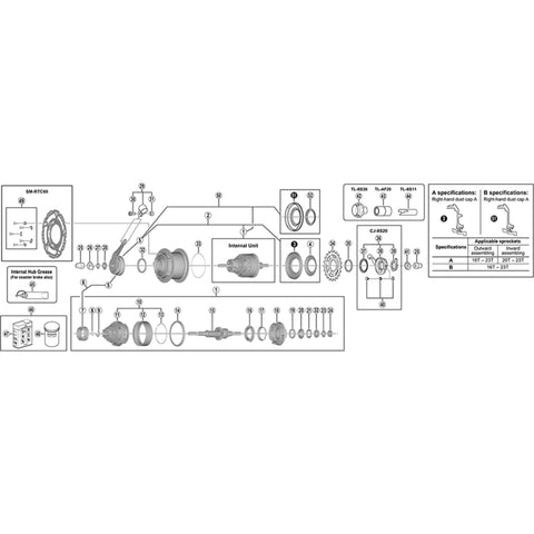 SPRE SG8R20 gear 1 stop ring