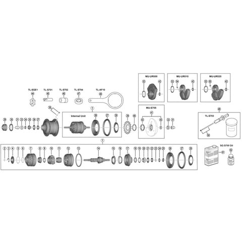 SPRE SGS700 rotor spacer