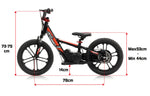 Revvi Sixteen 16" PLUS Balance Electric Bike - Black (PRE-ORDER ETA TBC)