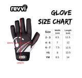 Revvi Kids Bike Gloves Knuckle Protection - Long Finger Tech