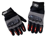 Revvi Kids Bike Gloves Knuckle Protection - Long Finger Tech